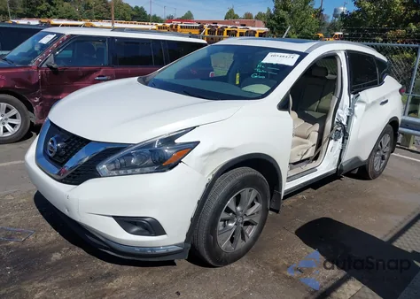 2018 Nissan Murano Sl from USA, damaged, VIN 5N1AZ2MGXJN202938